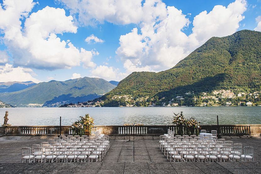 Wedding Cerimony at Villa Pizzo