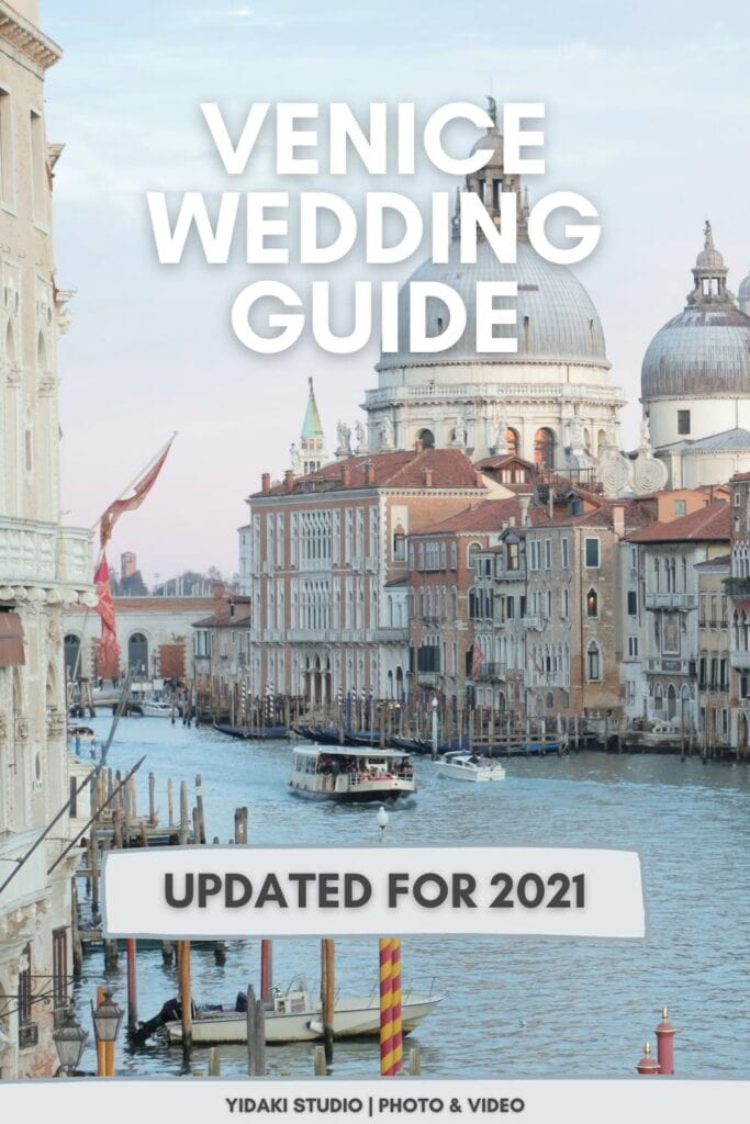 Pinterest post for Venice Wedding Guide from Yidaki Studio